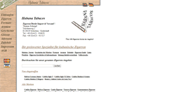 Desktop Screenshot of habana-tabacos.de